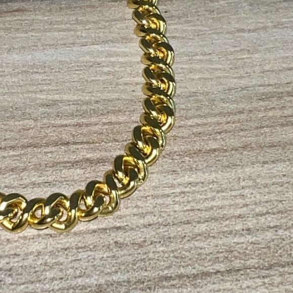 Chain Bracelet Women’s Gold Tone Estate Piece 8.5 Inch Linked Rope Classiccore - Picture 4 of 6